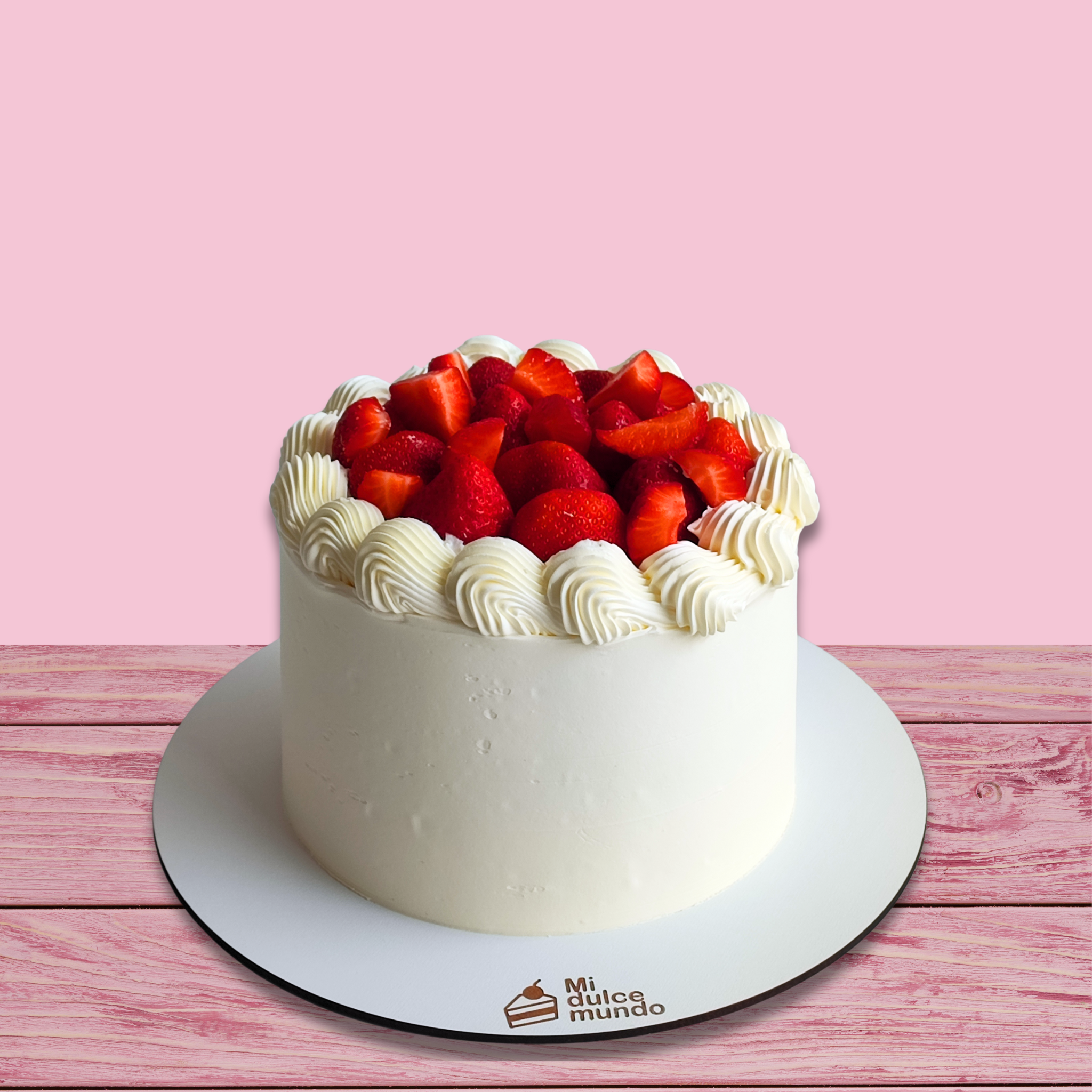 Tarta con fresas