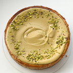 Tarta de queso y pistacho
