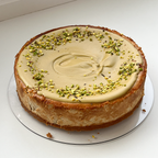 Tarta de queso y pistacho