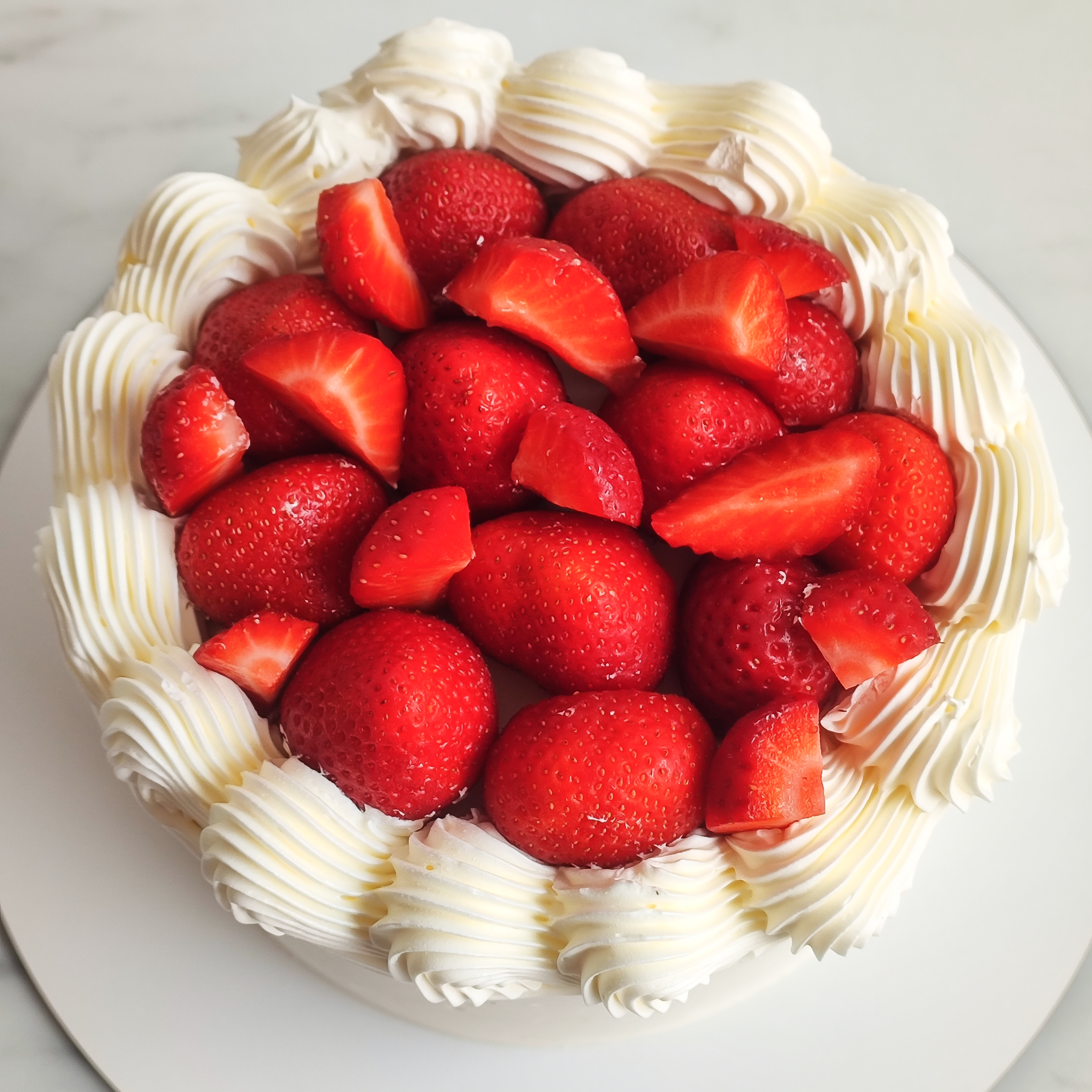 Tarta con fresas